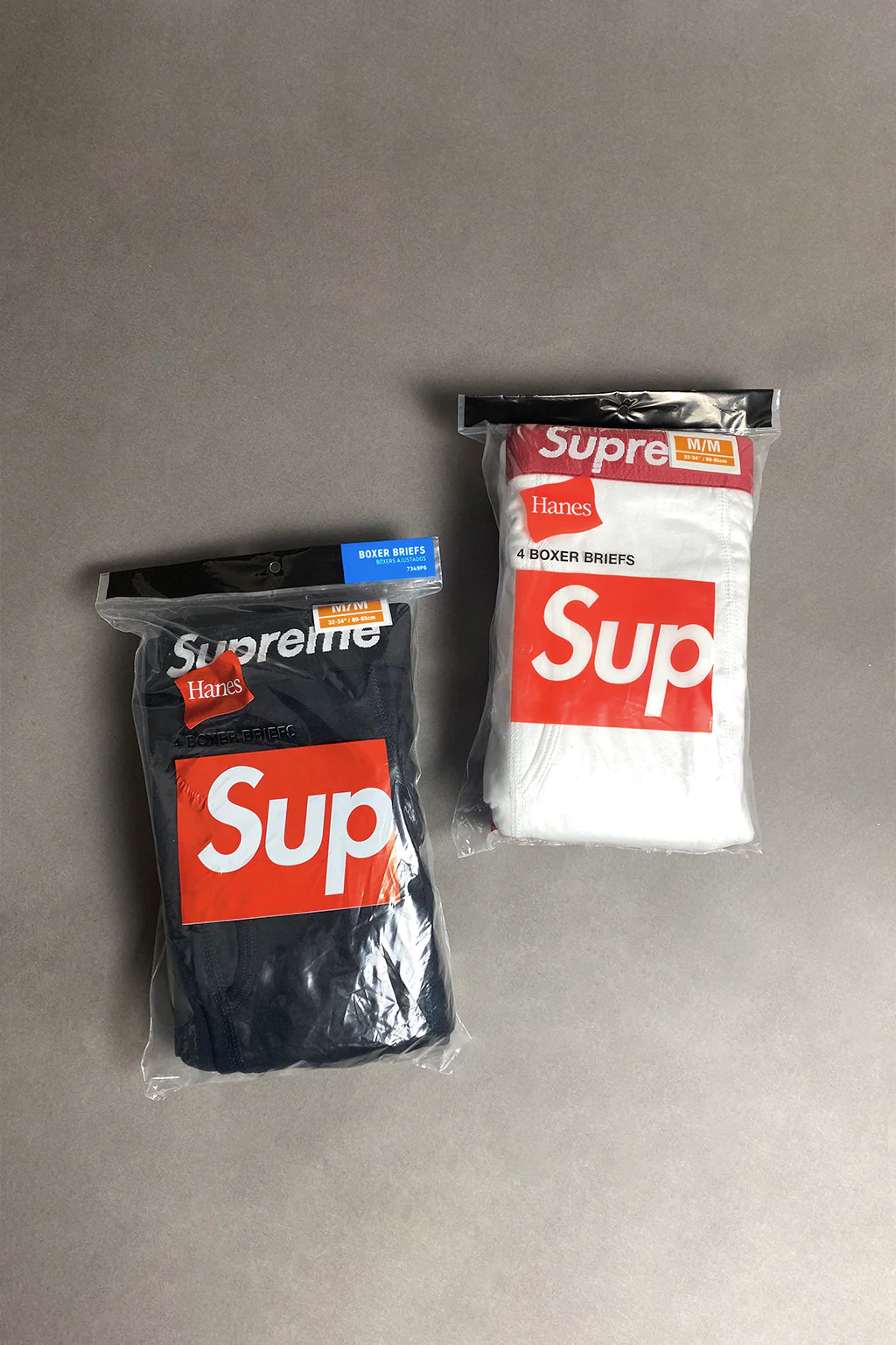 Supreme x Hanes "Boxer Briefs" White