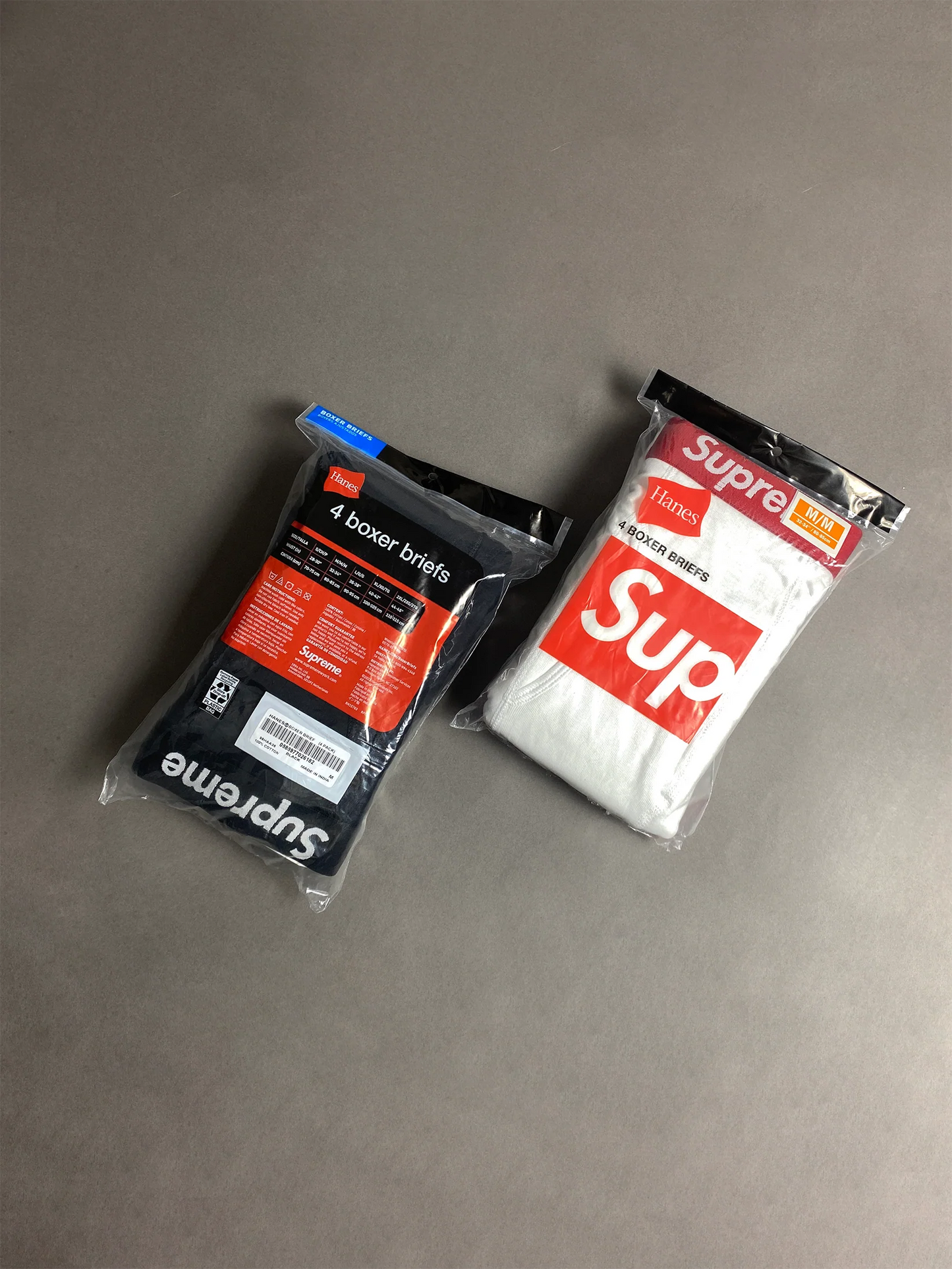 Supreme x Hanes "Boxer Briefs" White