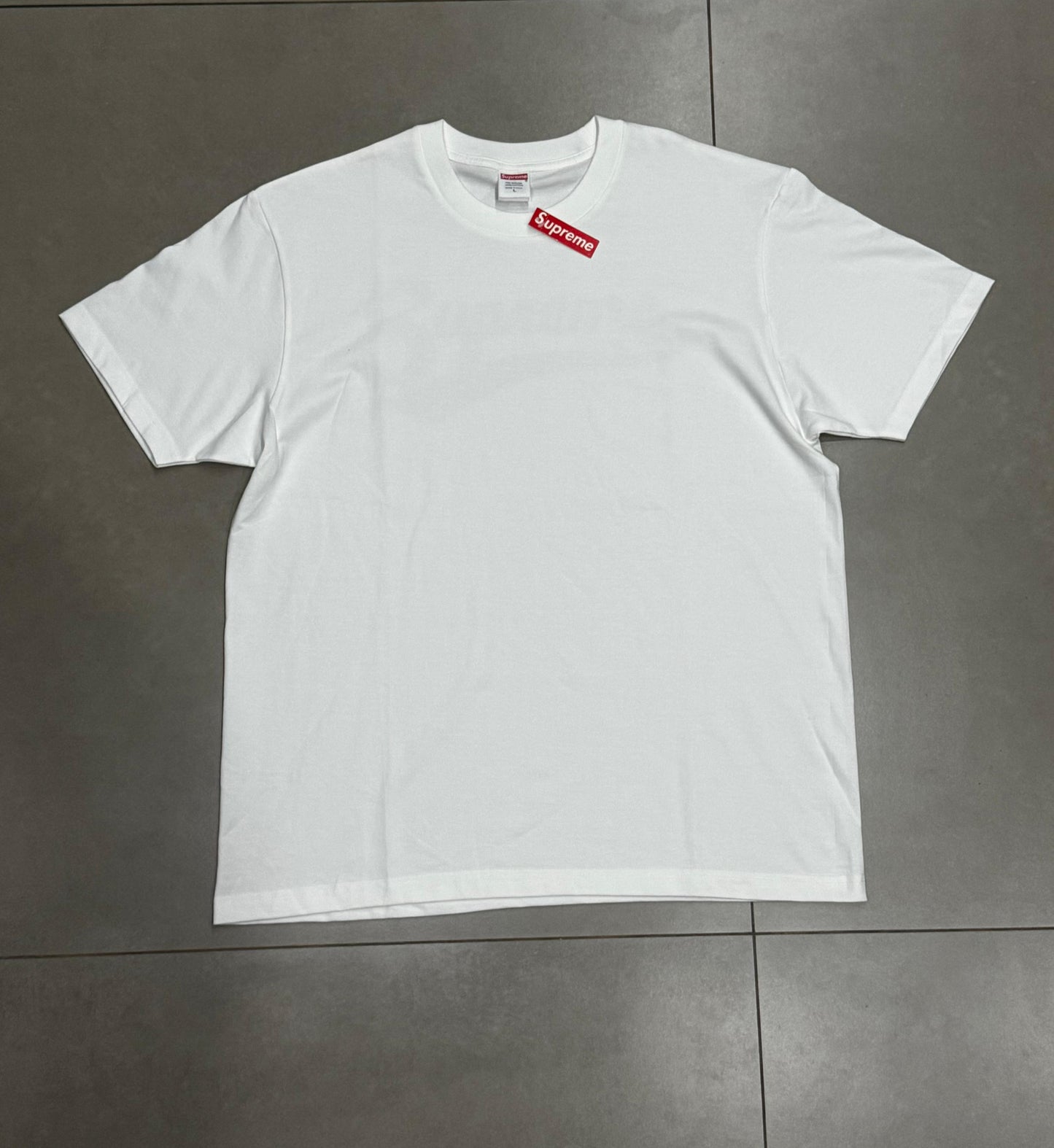 Supreme Backwards White