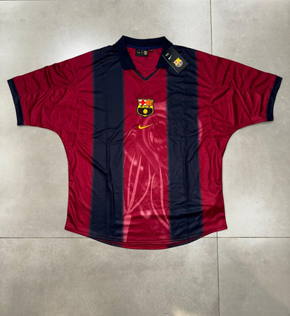 Travis Scott x Nike Camiseta FC Barcelona Retro 2000/01 Home Skeleton