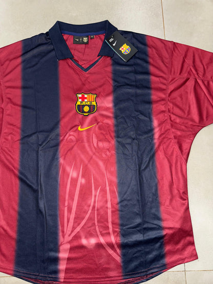Travis Scott x Nike Camiseta FC Barcelona Retro 2000/01 Home Skeleton