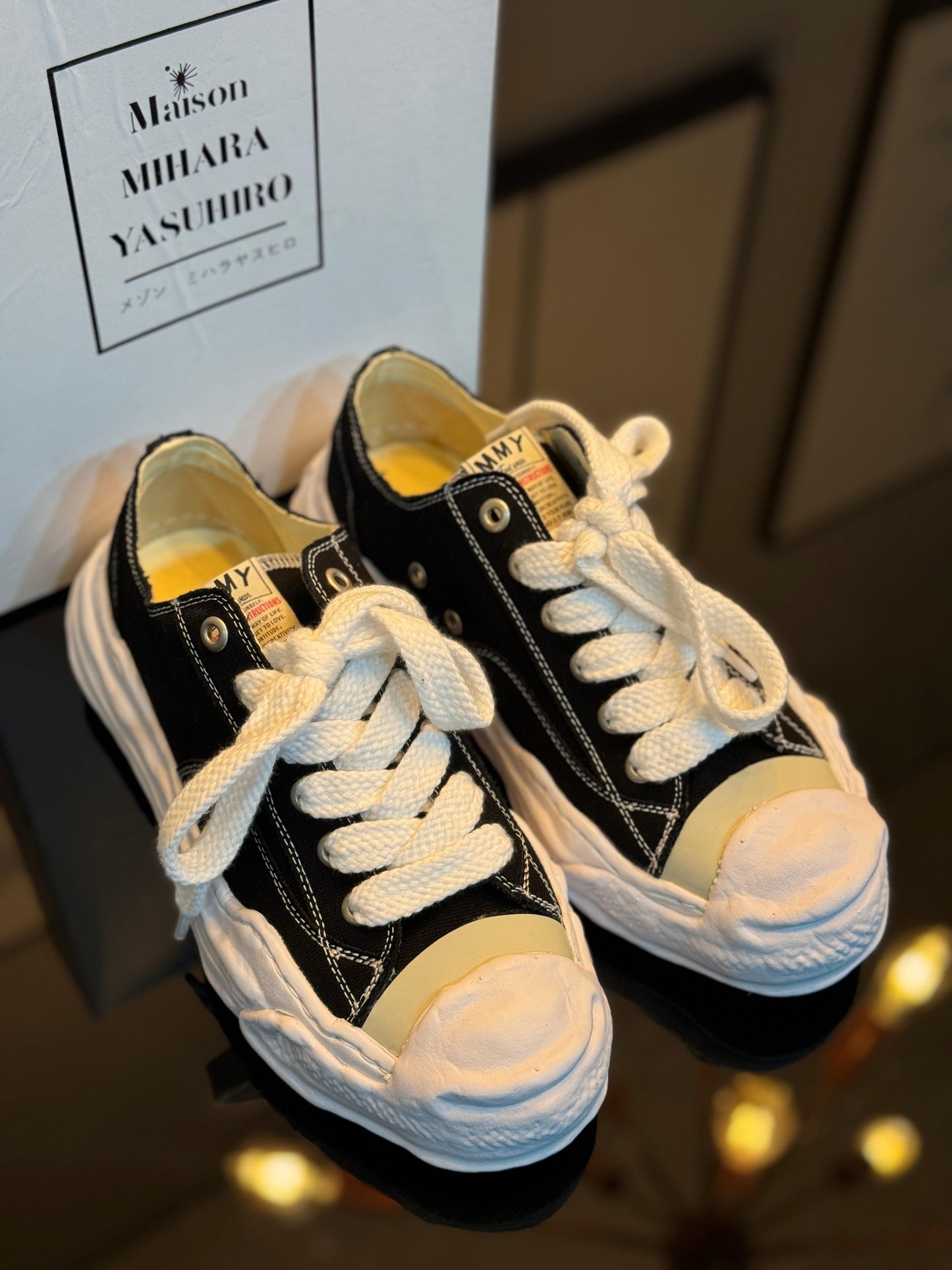 Mihara Yasuhiro Hank OG Sole Canvas Low Black