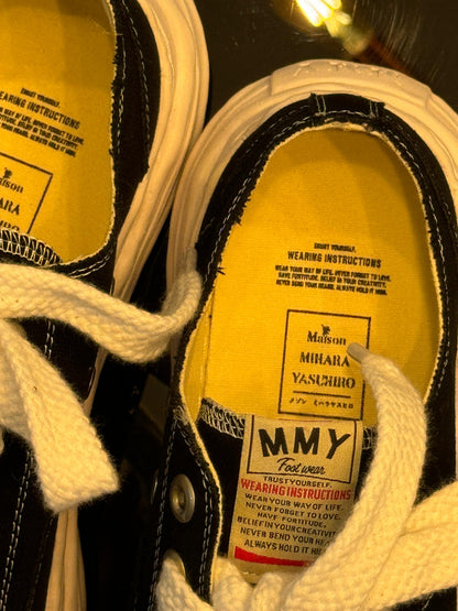 Mihara Yasuhiro Hank OG Sole Canvas Low Black