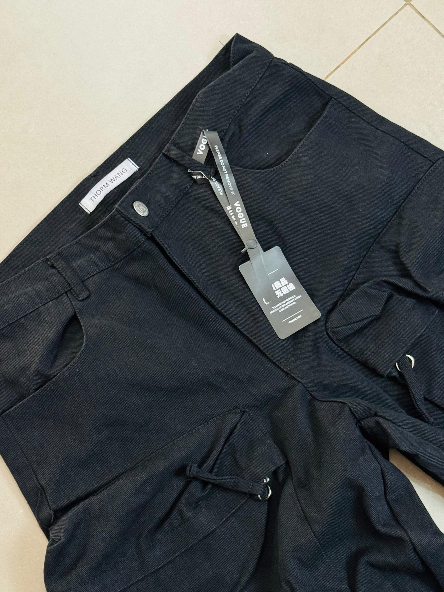 Pants Cargo Utility Black