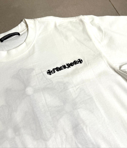 Chrome Hearts 3 Leather Crosses White