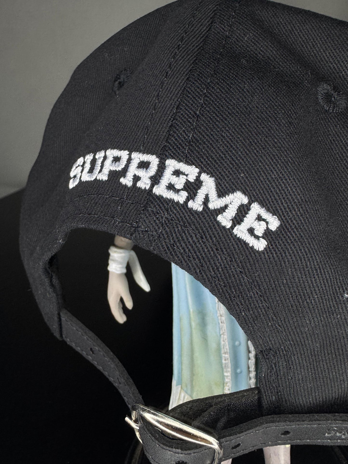 Supreme Seersucker S Logo 6-Panel