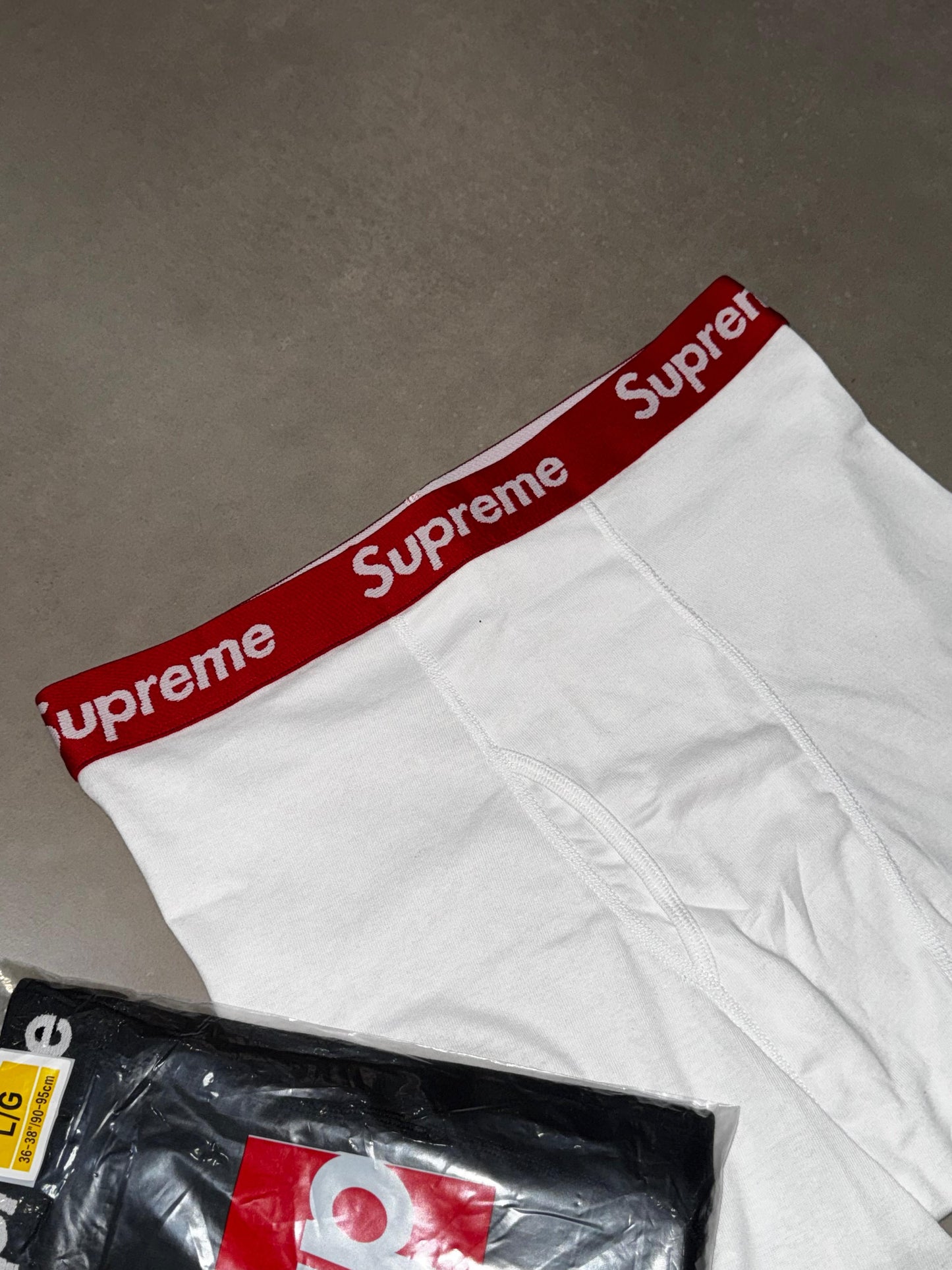 Supreme x Hanes "Boxer Briefs" White