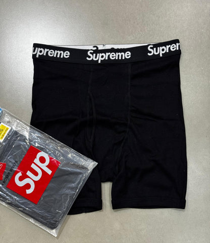 Supreme x Hanes "Boxer Briefs" Black